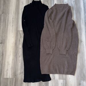 Gap Maternity Minimalist Sweater Dress Bundle (2) Size Small